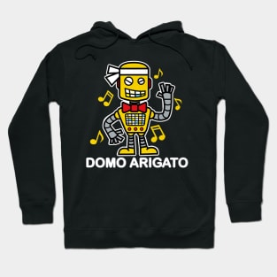 80s Music Domo Arigato Robot Hoodie